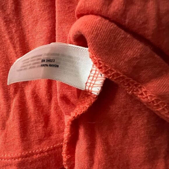 Gap Women's Stretchy Tank Top Ribbed Red XS - Picture 2 of 5